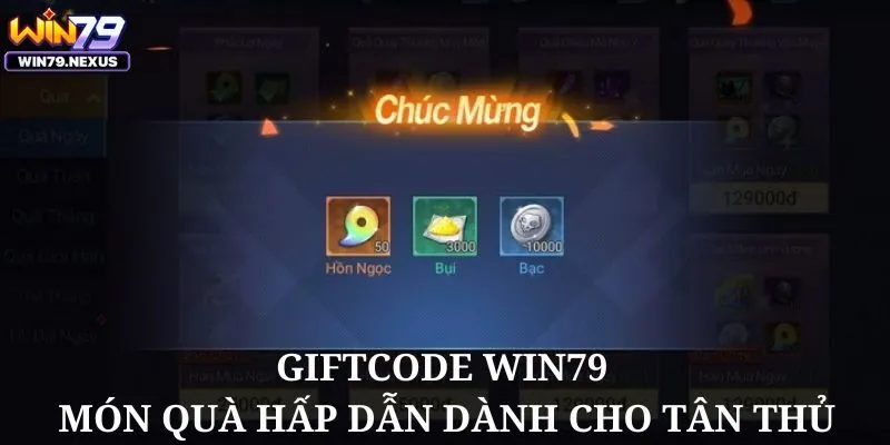 Win79 tặng giftcode cho thành viên