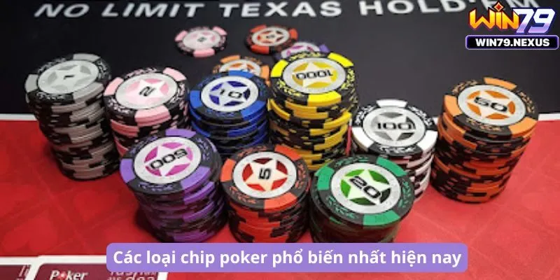 Các loại chip poker phổ biến nhất hiện nay