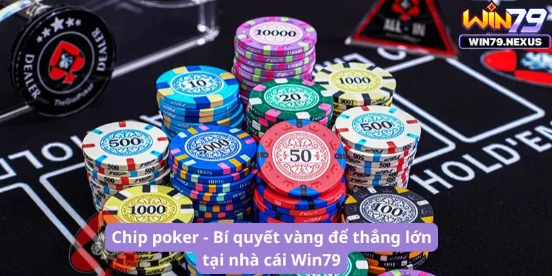 Chip poker - Bí quyết vàng để thắng lớn tại nhà cái Win79