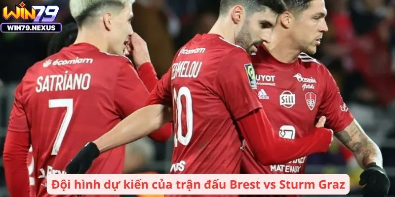 Đội hình dự kiến của trận đấu Brest vs Sturm Graz