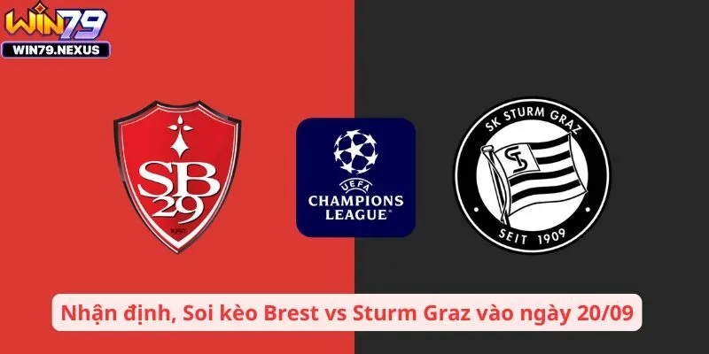 Nhận định, Soi kèo Brest vs Sturm Graz vào ngày 20/09