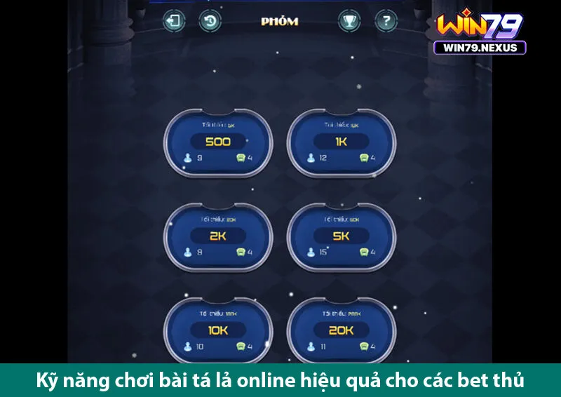 Cách chơi chi tiết và hiệu quả game bài tá lả trên win79