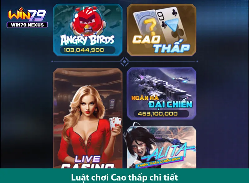 Sự kết hợp giữa may mắn và kỹ năng trong Game Cao thấp