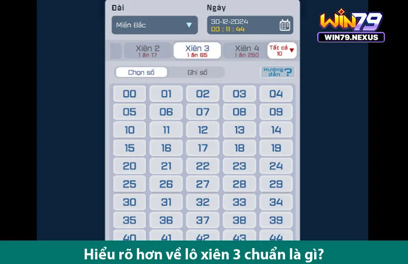 Tuyệt chiêu giúp bạn đánh lô xiên 3 chuẩn thắng cực dễ trên win79