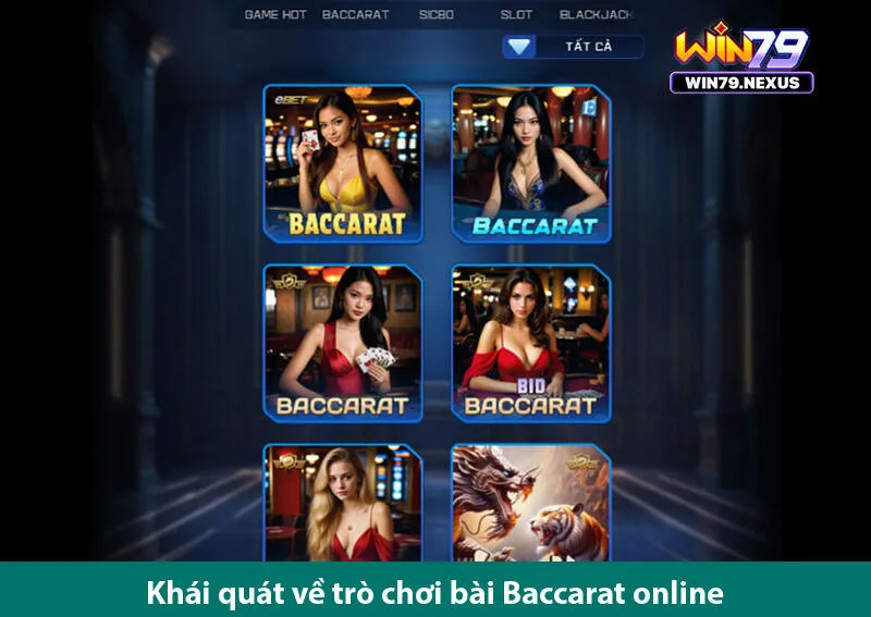 Bùng nổ đam mê cùng trò chơi bài baccarat online trên win 79