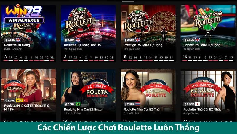 Tỷ lệ chiến thắng cao với cách chơi roulette thông minh 