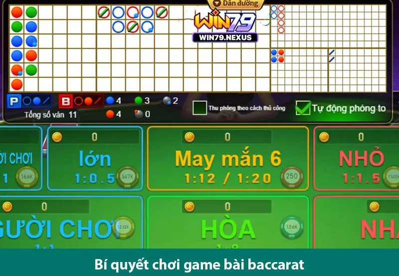 Trở thành cao thủ khi chơi baccarat ăn tiền với các mẹo đánh bài hay