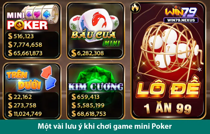 Những điều anh em chơi cá cược cần biết về game mini Poker