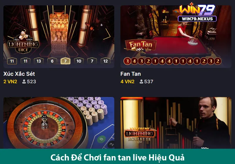 Cách chơi trò chơi fantan live như thế nào để luôn thắng 