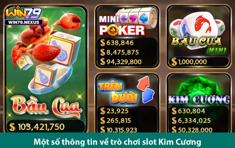 Sự hấp dẫn của trò chơi slot Kim Cương trên nền tảng cá cược online