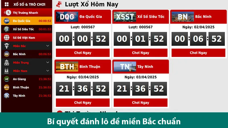 Mẹo và bí quyết đánh lô đề miền Bắc chính xác nhất